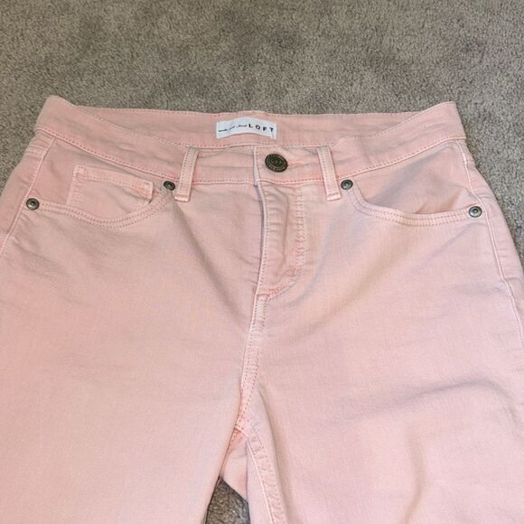LOFT Modern Skinny Crop Slim Pockets Jeans Size 2 - Picture 6 of 11